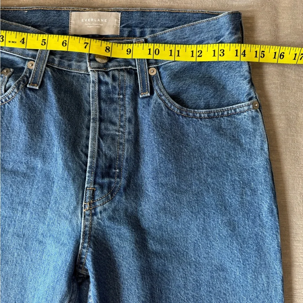 Everlane The ’90s Cheeky Jean Women’s High Rise Straight Leg Denim 26 Ankle - Picture 9 of 12